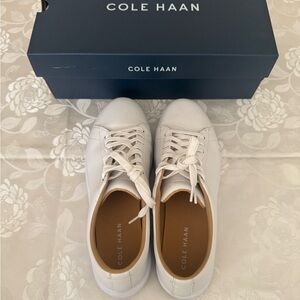 Cole Haan Classic White Leather Sneakers